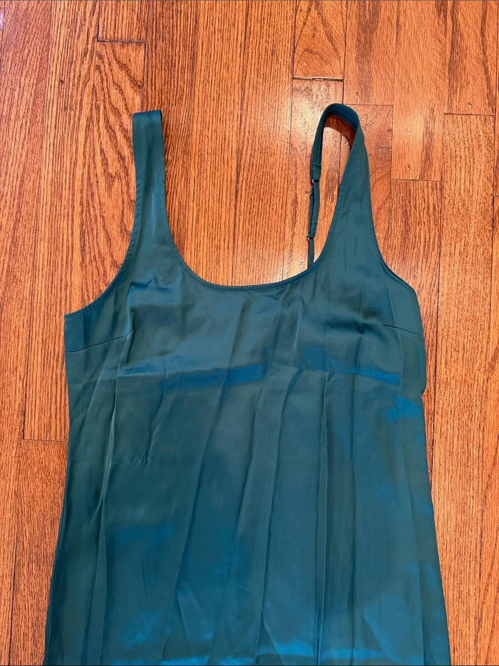 Abercrombie & Fitch Sleek Emerald Green Slip Dress - Women